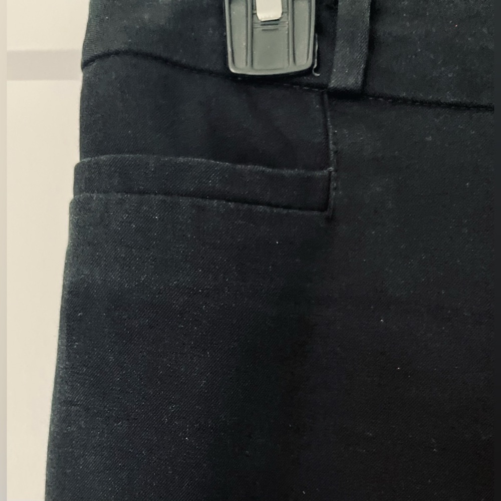 Banana Republic Sloan Black Straight Leg Women's Pants, Size 4 - Picture 5 of 9